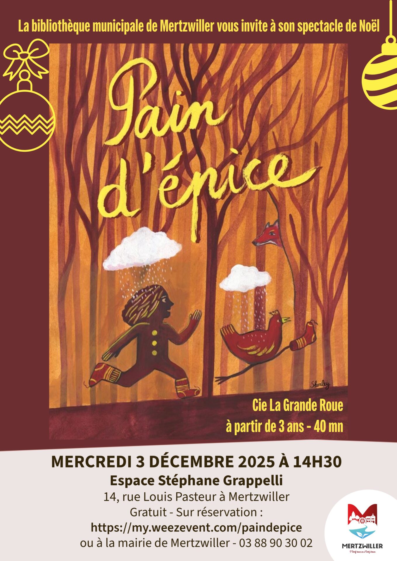 Spectacle de Noël : Pain d'épice