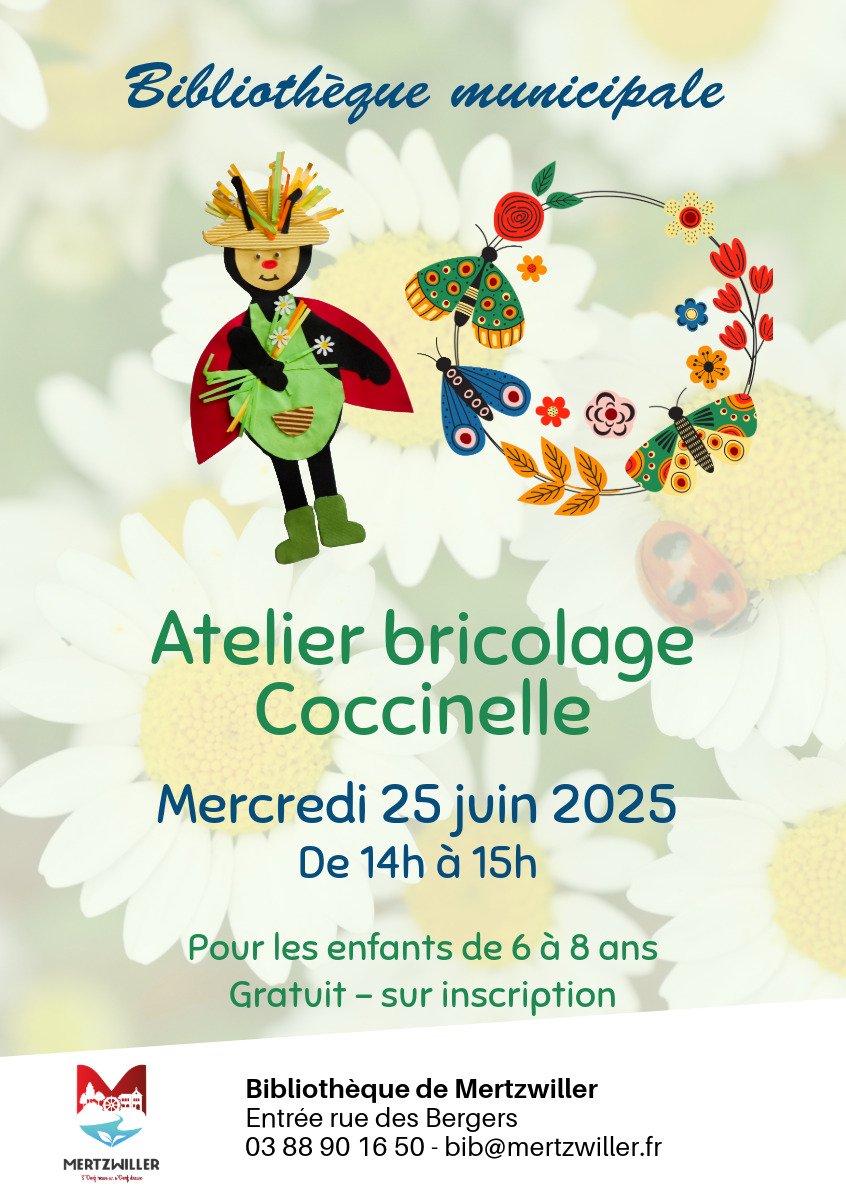 Atelier bricolage Coccinelle