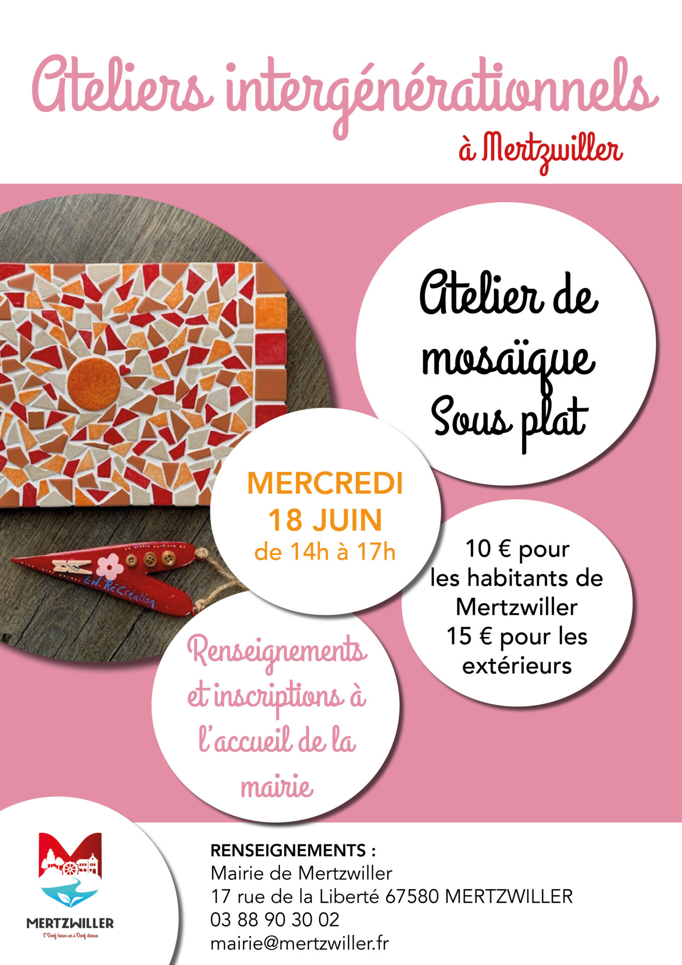 Atelier de mosaïque Sous Plat