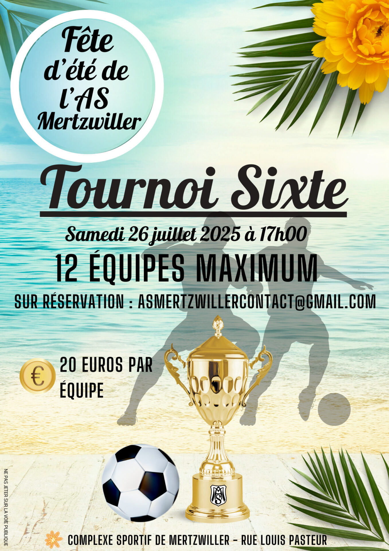 Fête d'été de l'AS Mertzwiller - Tournoi Sixte