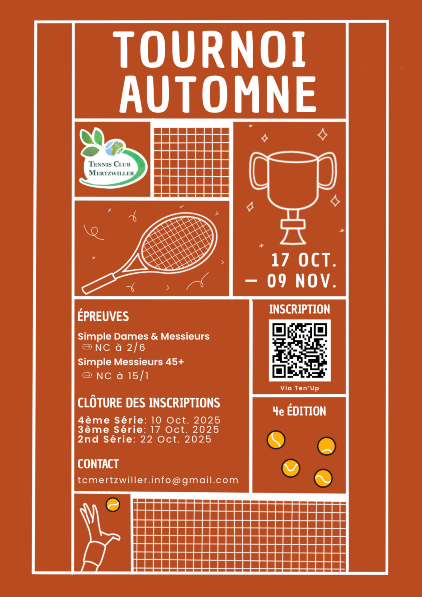 Tournoi d'automne du TC Mertzwiller