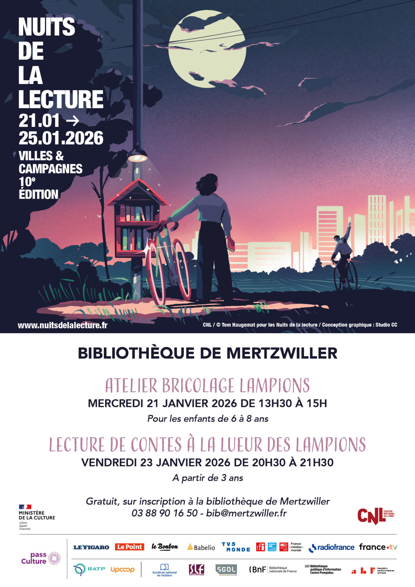 Nuits de la Lecture : Atelier bricolage Lampions