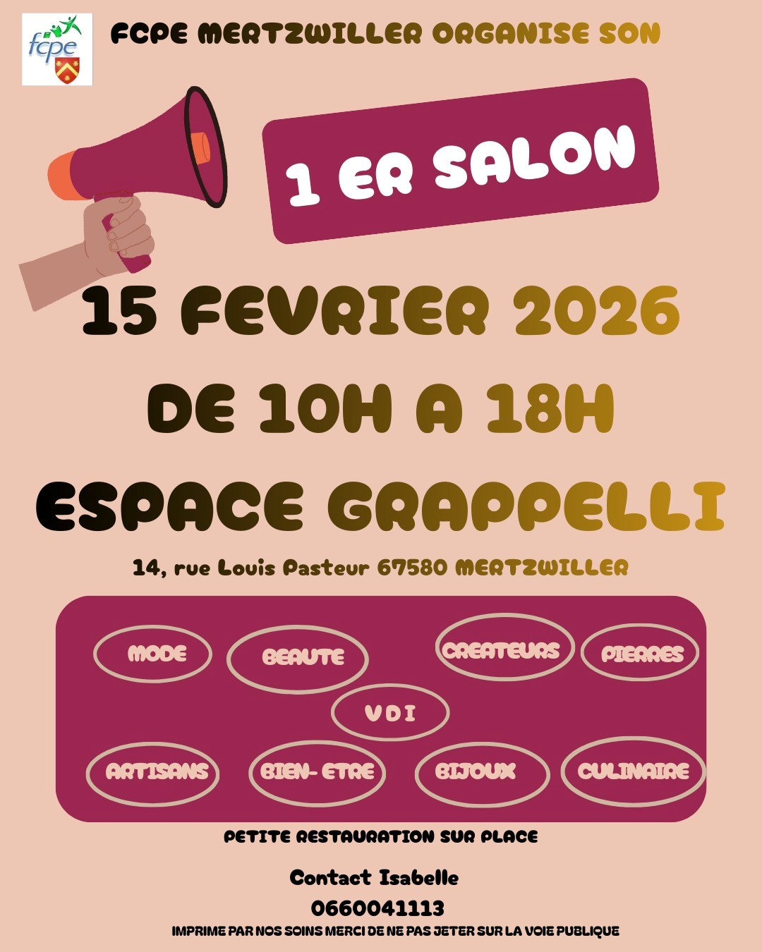 1er salon de la FCPE