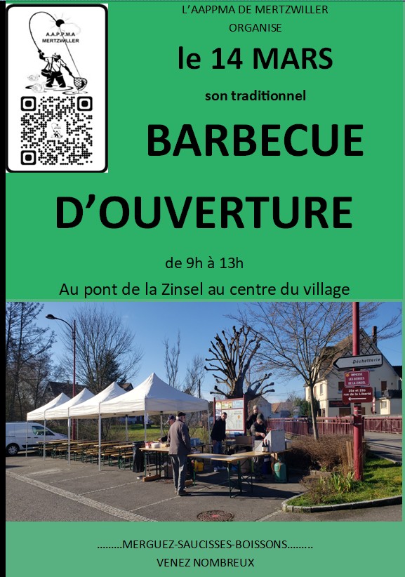 Barbecue d'ouverture de la pêche