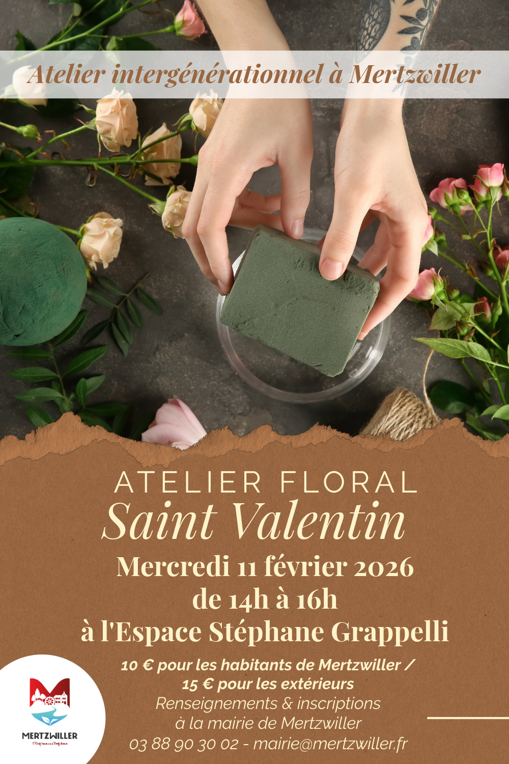 Atelier floral Saint Valentin