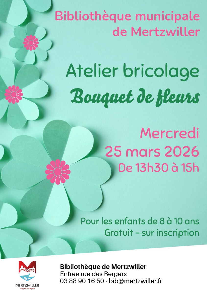 Atelier bricolage : Bouquet de fleurs