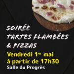 Soirée tartes flambées et pizzas du Progrès