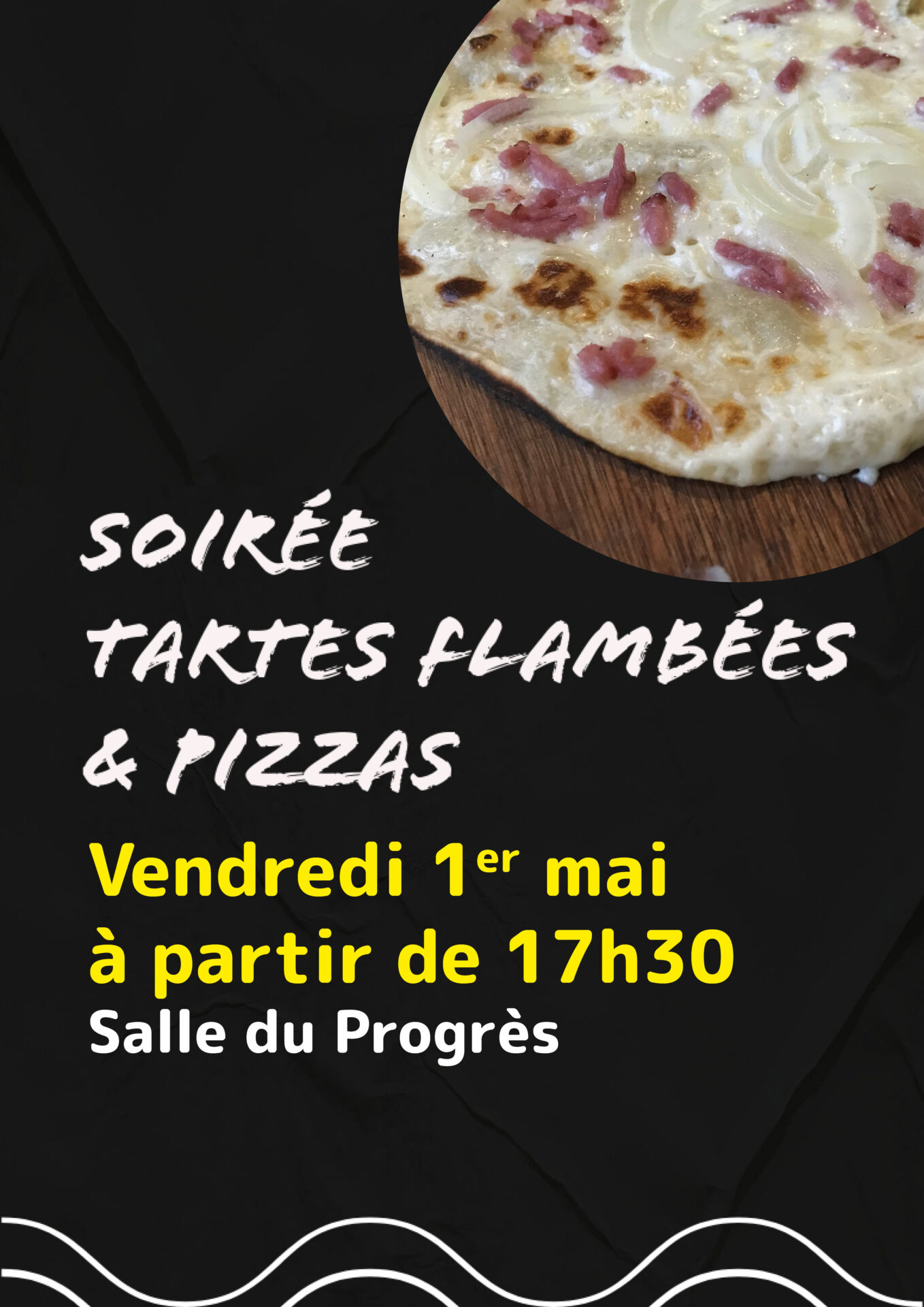 Soirée tartes flambées et pizzas du Progrès