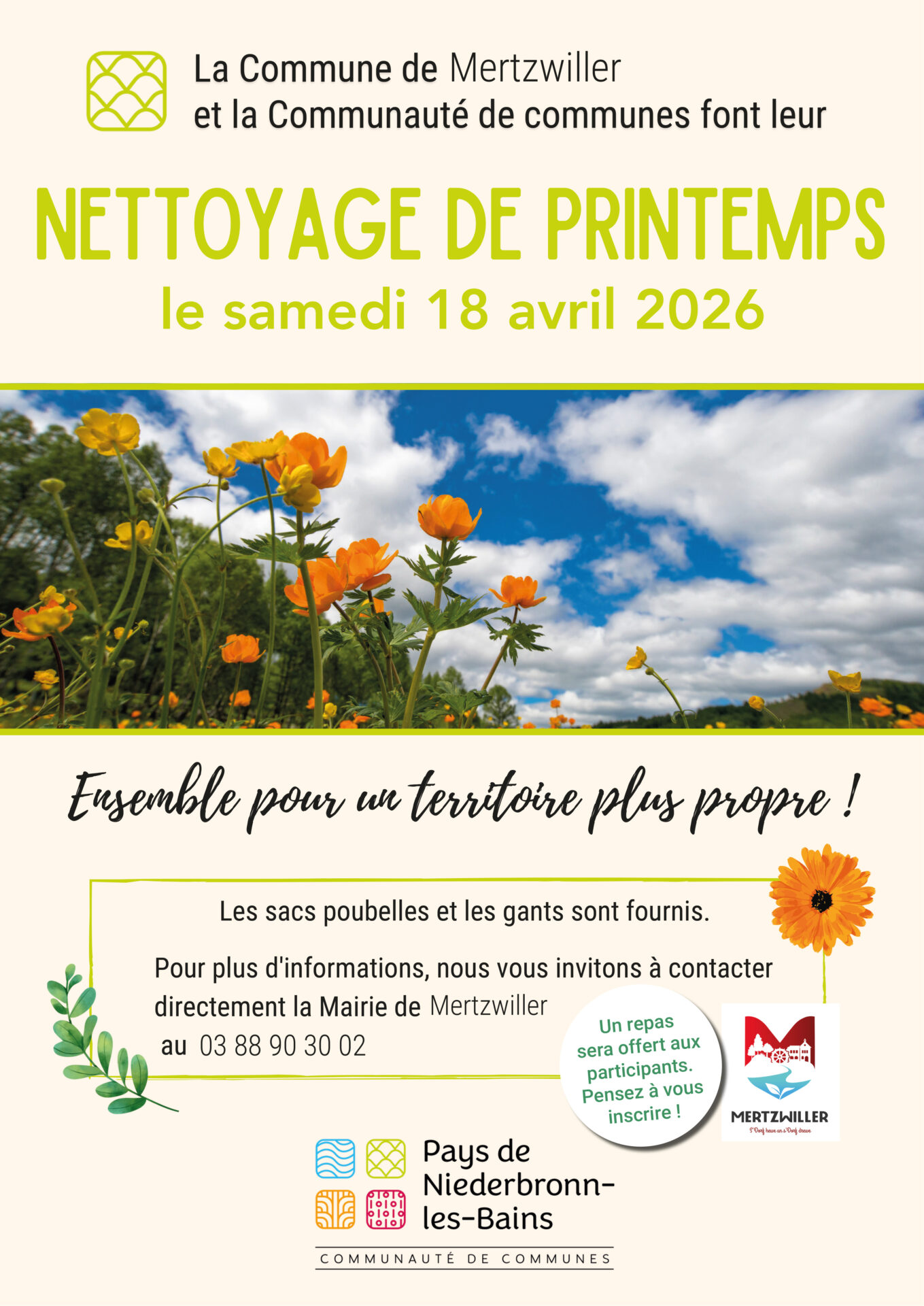 Nettoyage de printemps