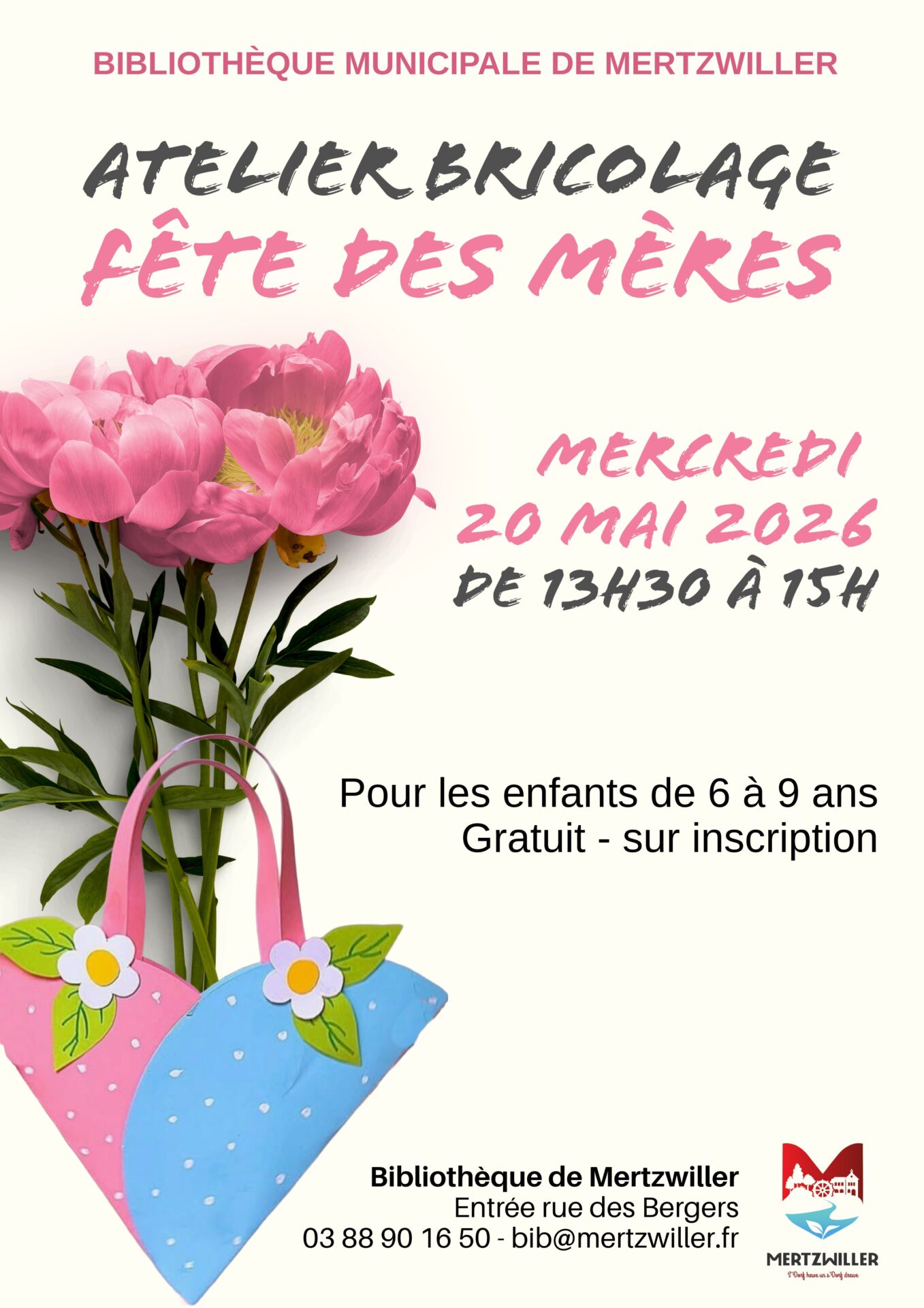Atelier bricolage Fête des mères
